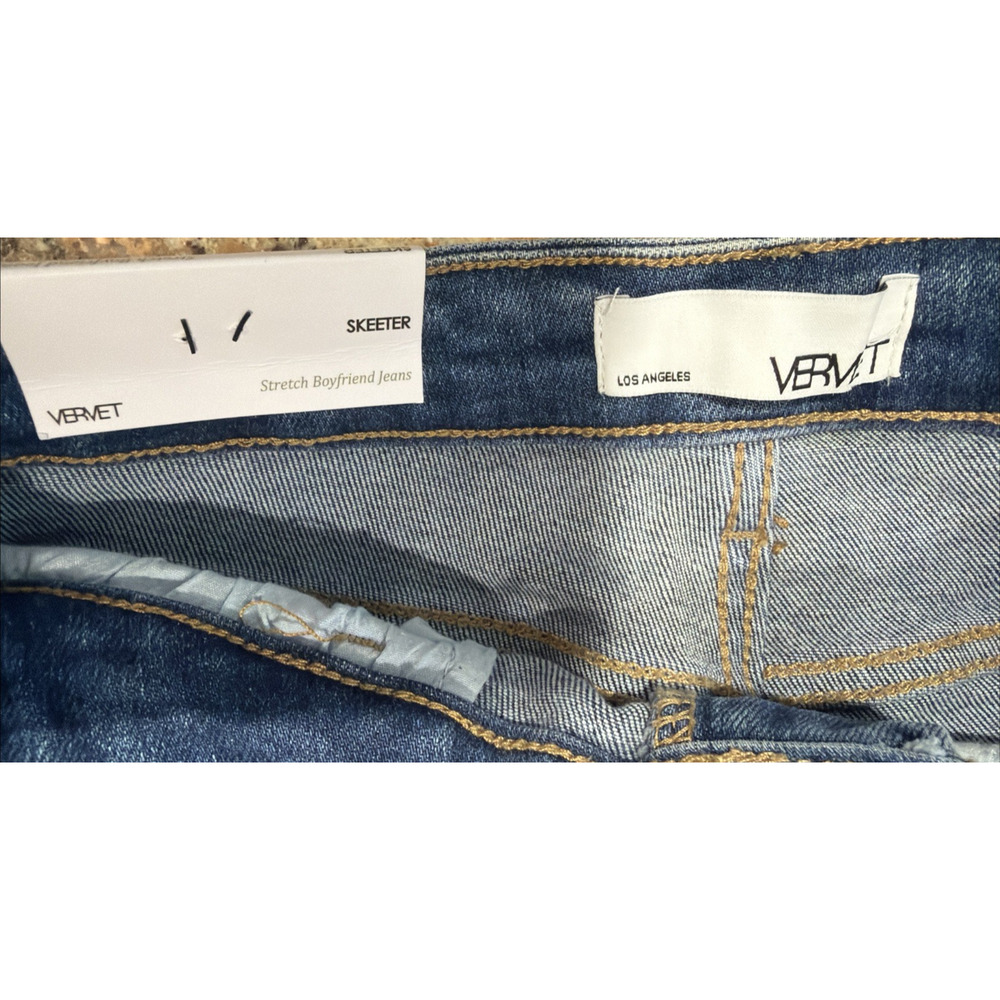 NWT VERVET Skeeter Distressed Boyfriend Jeans Size 25 V2787 - Picture 3 of 7
